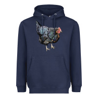 Navy jersey giant chicken Heavyweight Hoodie - LillyAllenDesigns