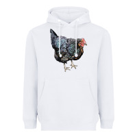 White jersey giant chicken Heavyweight Hoodie - LillyAllenDesigns