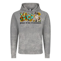 Cloud Rock peace love st. bernard Vintage Hoodie - texasbilliewilder
