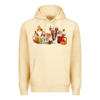Pina Colada Fall Gnome Coffee Cups Premium Hoodie - MaliasSmallBusiness