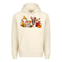 Sandshell Fall Gnome Coffee Cups Premium Hoodie - MaliasSmallBusiness