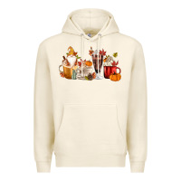 Tofu Fall Gnome Coffee Cups Premium Hoodie - MaliasSmallBusiness