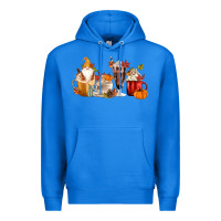True Royal Fall Gnome Coffee Cups Premium Hoodie - MaliasSmallBusiness