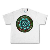 Lunar Rock Christmas Round Turquoise Gemstone Urban Heavy Tee - RanaPortraitStore