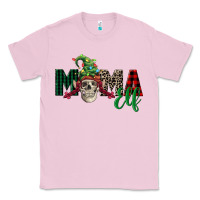 Bubblegum Pink Mama elf skull Classic Tee - FaDigitalArtStudio