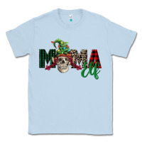 Dusty Blue Mama elf skull Classic Tee - FaDigitalArtStudio