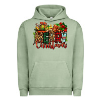 Pigment Oil Green merry Christmas Urban Hoodie - Jasminsmagicworld