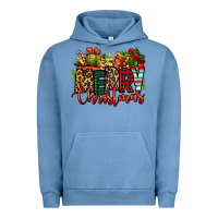 Pigment Pebble Blue merry Christmas Urban Hoodie - Jasminsmagicworld