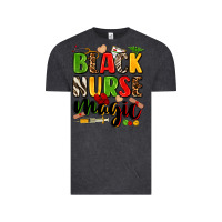 Vintage Black black nurse magic Vintage Tee - Zillion Design Studio