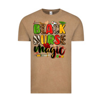 Vintage Coffee black nurse magic Vintage Tee - Zillion Design Studio