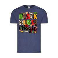 Vintage Denim black nurse magic Vintage Tee - Zillion Design Studio
