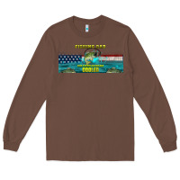 Chestnut fishing dad  libbey glass Long Sleeve Tee - HRA Design Shop