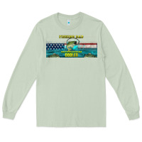 Matcha fishing dad  libbey glass Long Sleeve Tee - HRA Design Shop