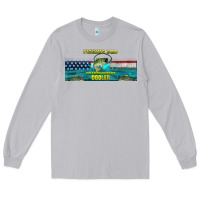 Moon Dust fishing dad  libbey glass Long Sleeve Tee - HRA Design Shop