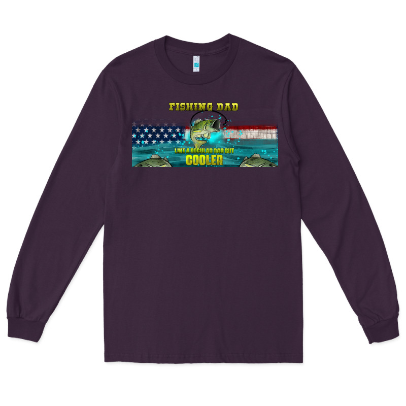 Fishing Dad  Libbey Glass Long Sleeve Tee by HRA Design Shop | Teevron
