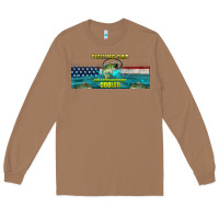 Toasted Coconut fishing dad  libbey glass Long Sleeve Tee - HRA Design Shop