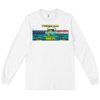 White fishing dad  libbey glass Long Sleeve Tee - HRA Design Shop