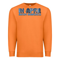 Carrot in april we wear blue autism awareness Premium Sweatshirt - MaliasSmallBusiness