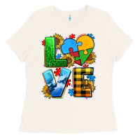 Bone love with heart sunflower Ladies Tee - AdoDesignShop