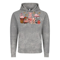 Cloud Rock pigs coffee cups Vintage Hoodie - texasbilliewilder