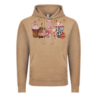 Vintage Coffee pigs coffee cups Vintage Hoodie - texasbilliewilder