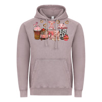Vintage Zinc pigs coffee cups Vintage Hoodie - texasbilliewilder