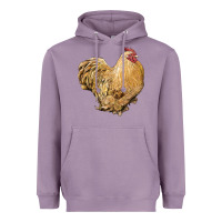 Lavender cochin rooster Heavyweight Hoodie - LillyAllenDesigns
