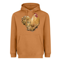 Meerkat cochin rooster Heavyweight Hoodie - LillyAllenDesigns