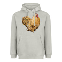 Moon Dust cochin rooster Heavyweight Hoodie - LillyAllenDesigns