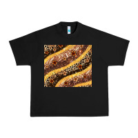 Black melanin leopard glitter Urban Heavy Tee - Zillion Design Studio