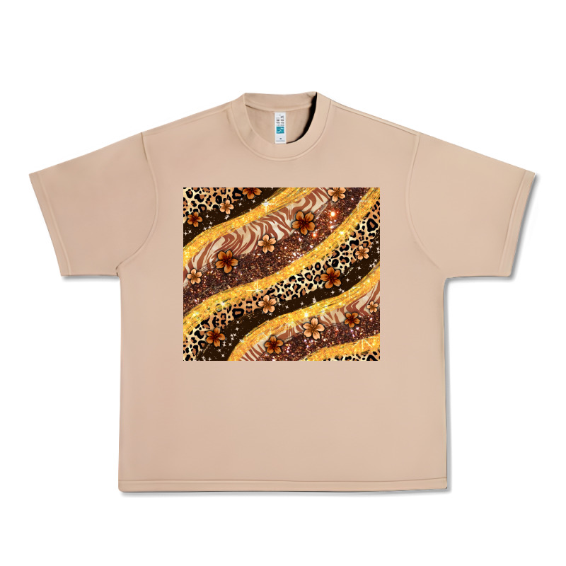 Melanin Leopard Glitter Urban Heavy Tee by Zillion Design Studio | Teevron