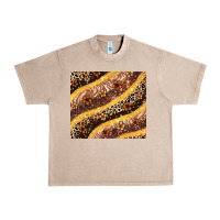 French Oak melanin leopard glitter Urban Heavy Tee - Zillion Design Studio