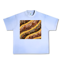 Grape Ice melanin leopard glitter Urban Heavy Tee - Zillion Design Studio