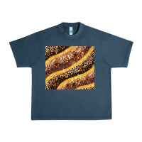 Midnight Navy melanin leopard glitter Urban Heavy Tee - Zillion Design Studio