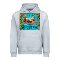 Heather Grey teachers change the world mousepad Urban Hoodie - BarkalooDesign