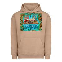 Pigment Burro teachers change the world mousepad Urban Hoodie - BarkalooDesign