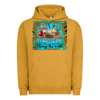 Pigment Peanut Butter teachers change the world mousepad Urban Hoodie - BarkalooDesign