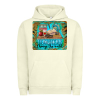 Pigment Pistachio teachers change the world mousepad Urban Hoodie - BarkalooDesign