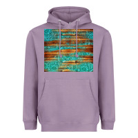 Lavender turquoise  leather and wooden pattern tumbler Heavyweight Hoodie - Jasminsmagicworld