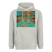 Moon Dust turquoise  leather and wooden pattern tumbler Heavyweight Hoodie - Jasminsmagicworld