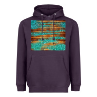 Plum turquoise  leather and wooden pattern tumbler Heavyweight Hoodie - Jasminsmagicworld