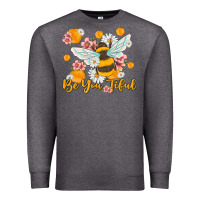 Charcoal Heather be you tiful Premium Sweatshirt - MaliasSmallBusiness