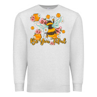 Oatmeal Heather be you tiful Premium Sweatshirt - MaliasSmallBusiness