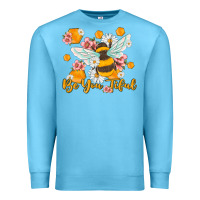 Ocean Blue be you tiful Premium Sweatshirt - MaliasSmallBusiness