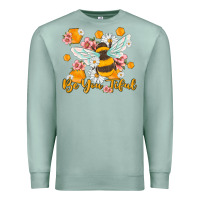 Seafoam be you tiful Premium Sweatshirt - MaliasSmallBusiness