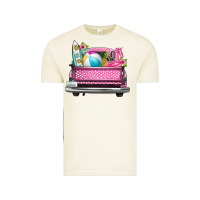 Vintage Arctic summer pink truck beach Vintage Tee - texasbilliewilder