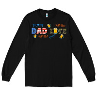 Black dad life  libbey glass Long Sleeve Tee - HRA Design Shop