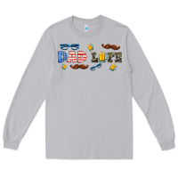 Moon Dust dad life  libbey glass Long Sleeve Tee - HRA Design Shop