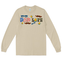 Mushroom dad life  libbey glass Long Sleeve Tee - HRA Design Shop