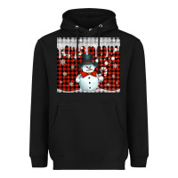 Black christmas snowman tumbler Heavyweight Hoodie - Jasminsmagicworld
